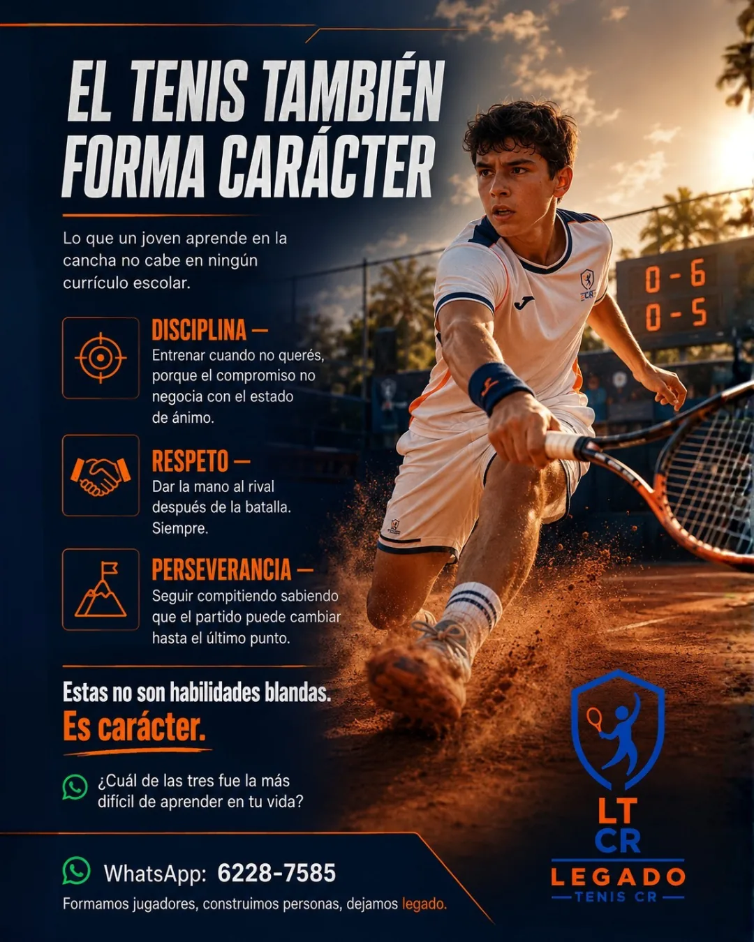 Legado Tenis CR — Design 1