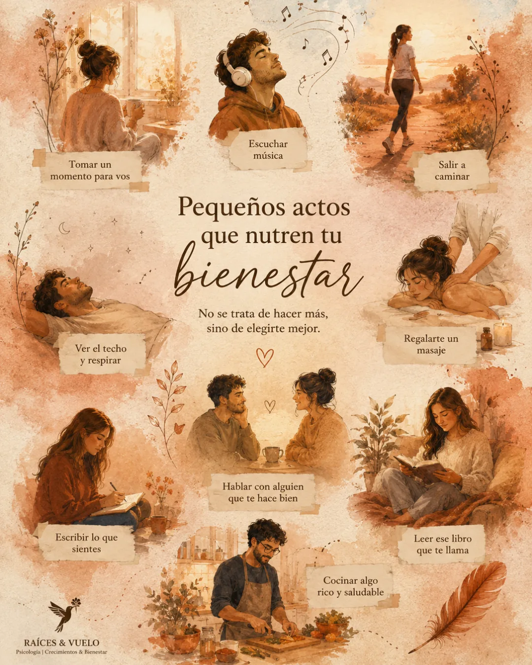 Raíces y Vuelo — Design 1